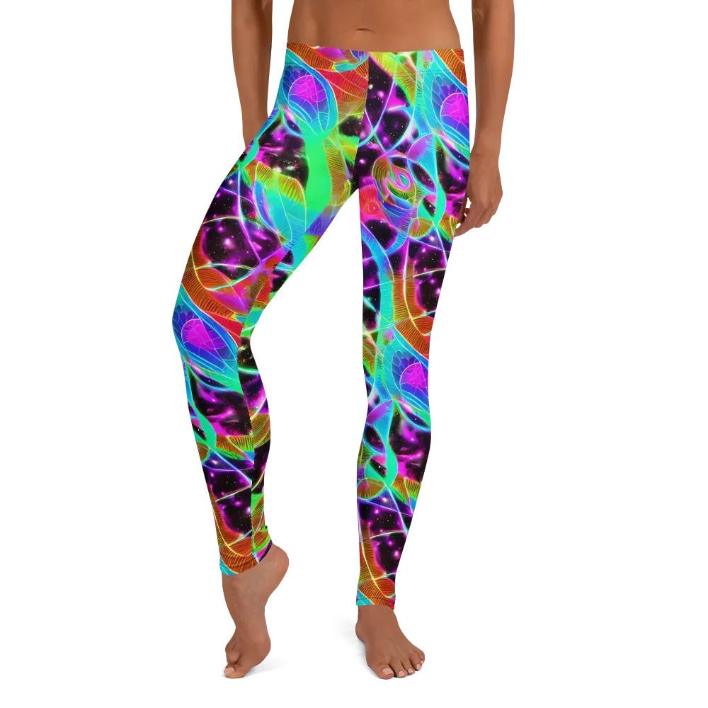 Stellar Jungle on Leggings — Front