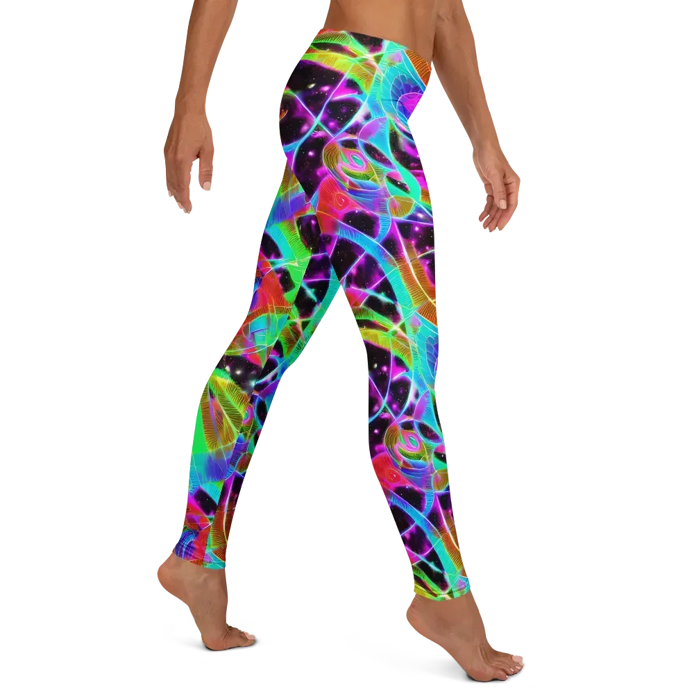 Stellar Jungle on Leggings — Right