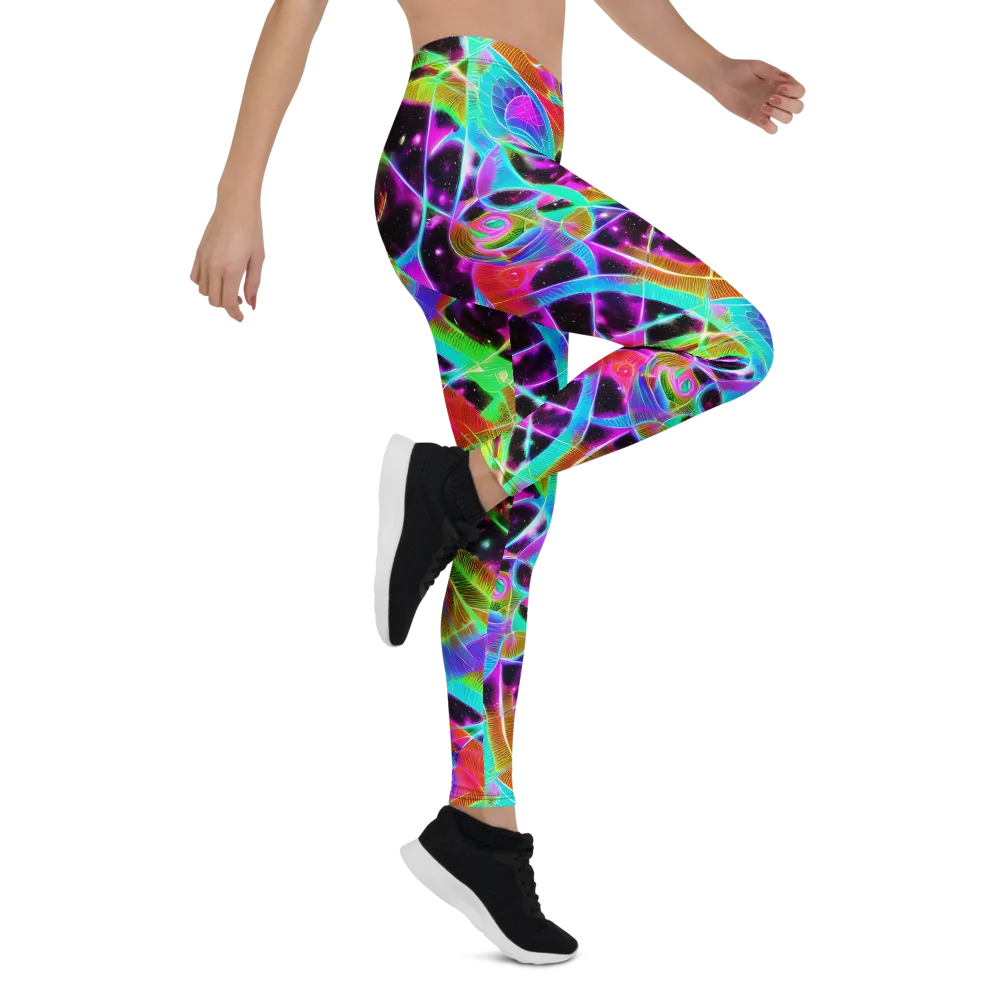 Stellar Jungle on Leggings — Right