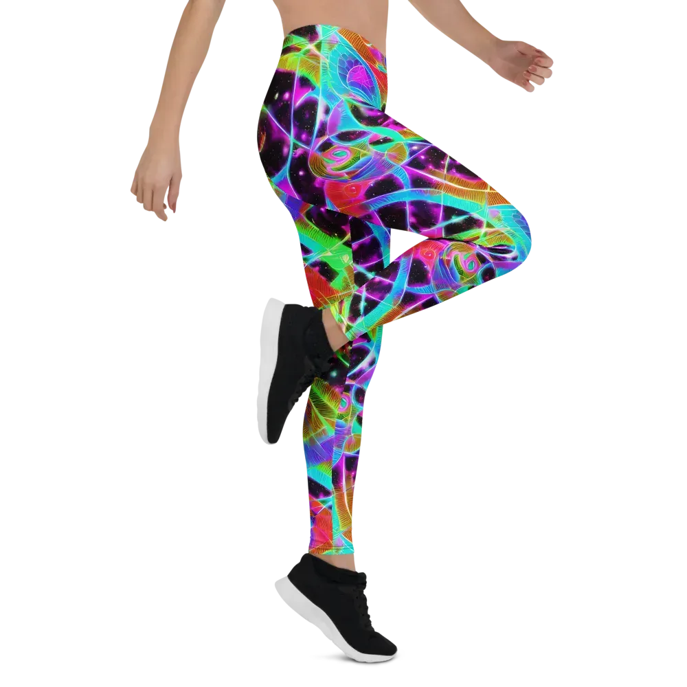 Stellar Jungle on Leggings — Right