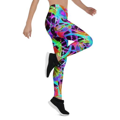 Stellar Jungle on a Leggings