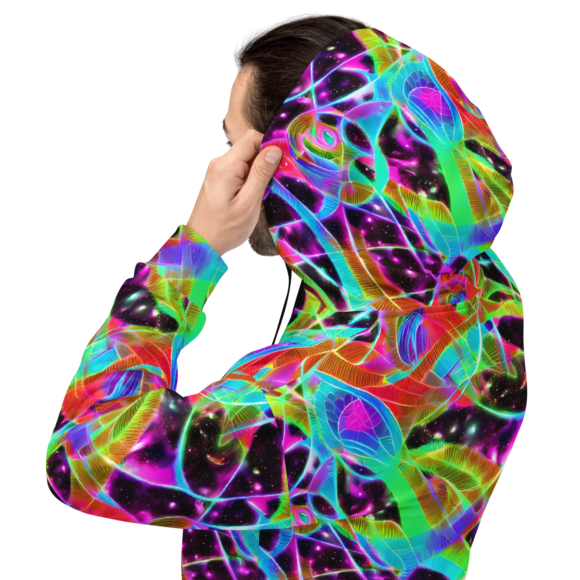 Stellar Jungle on Hoodie — Back