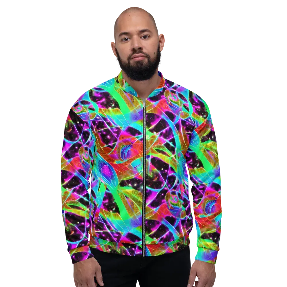 Stellar Jungle on Bomber Jacket — Front