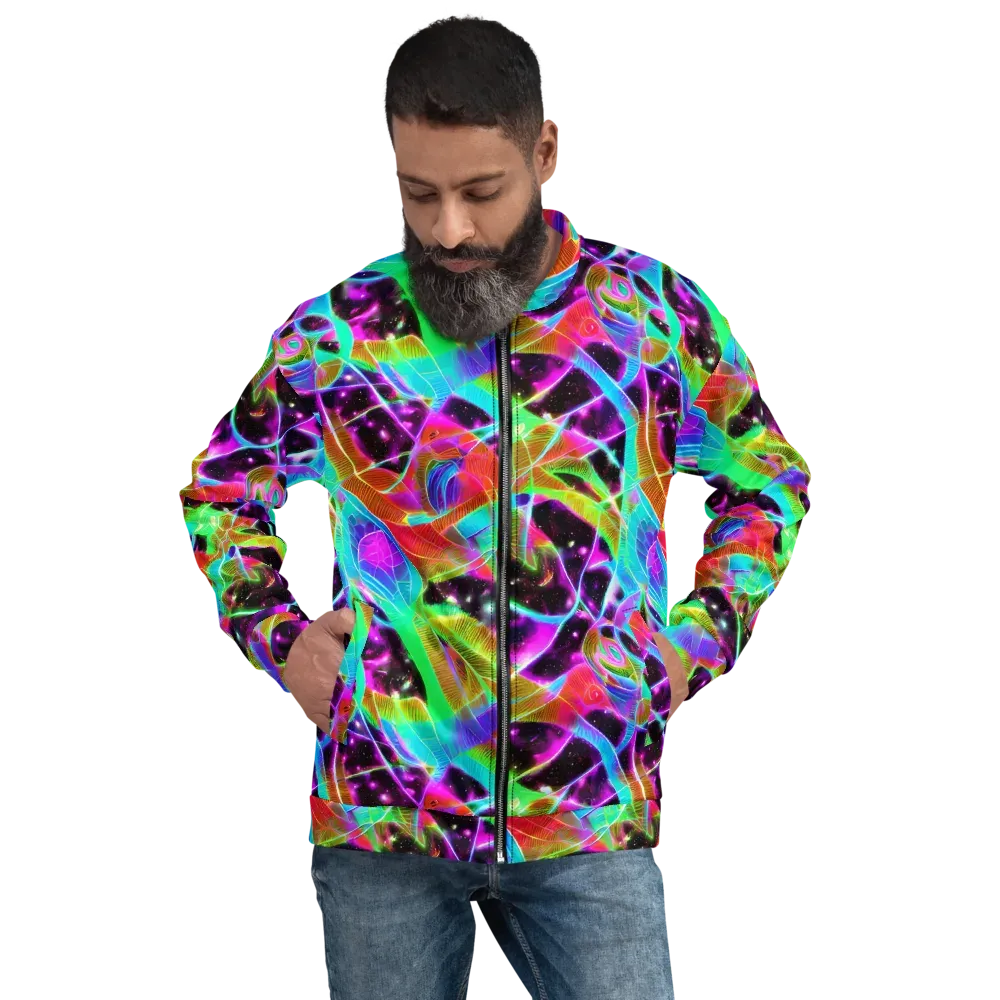 Stellar Jungle on Bomber Jacket — Front