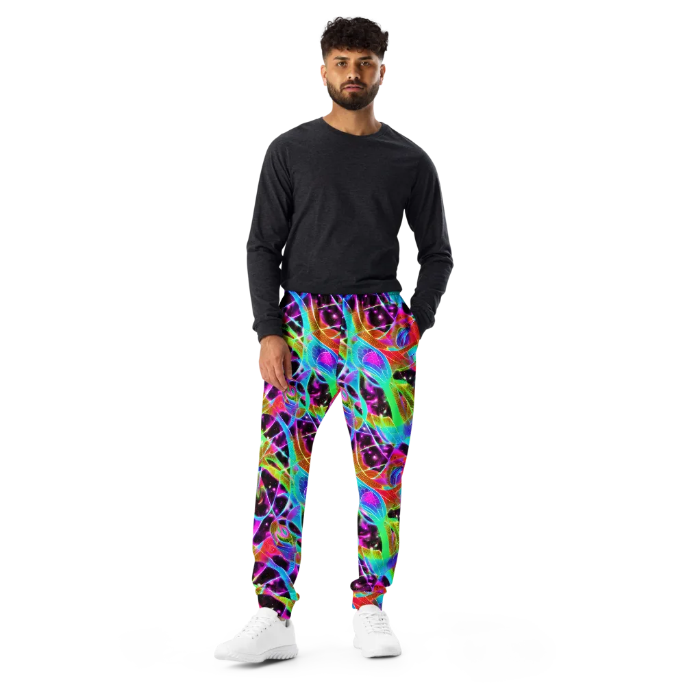 Stellar Jungle on Men's Joggers — Front