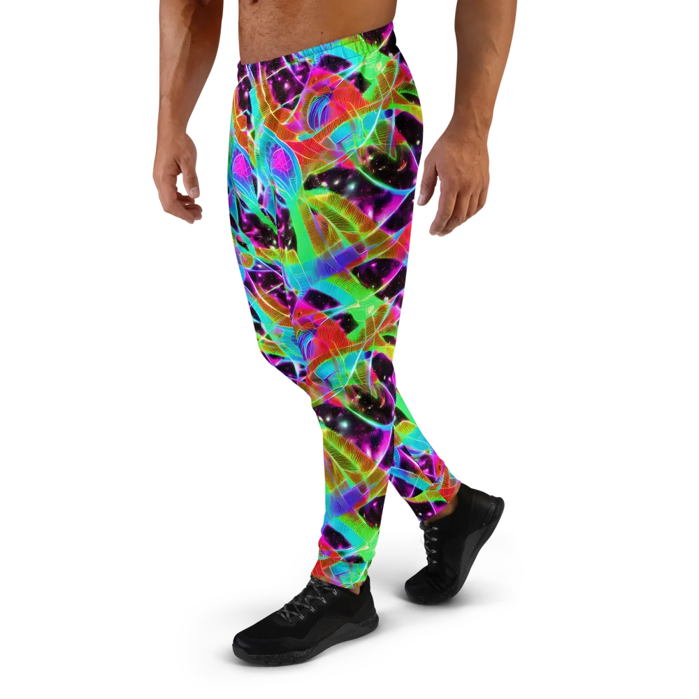 Stellar Jungle on Men's Joggers — Left