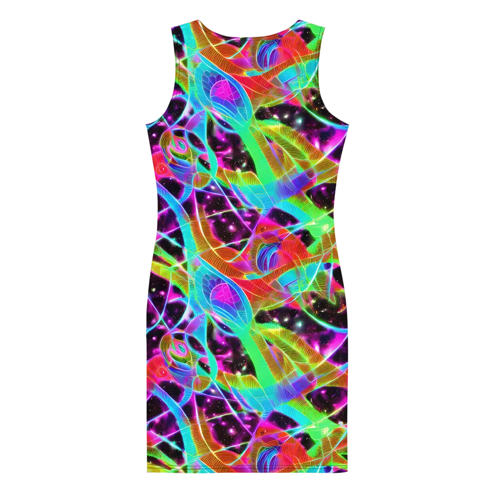 Stellar Jungle on Bodycon Dress — Back