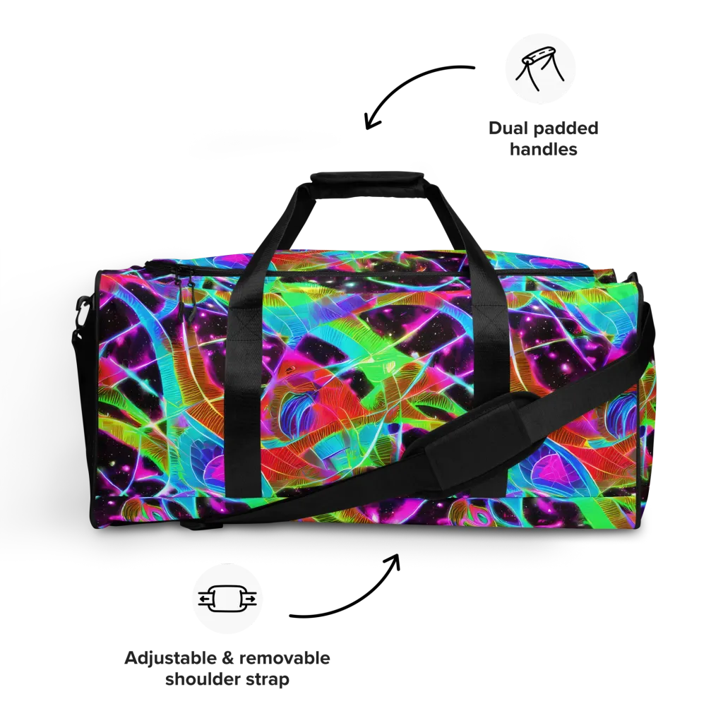 Stellar Jungle on Duffle Bag — Front