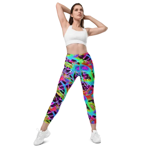 Stellar Jungle on a Leggings with Pockets