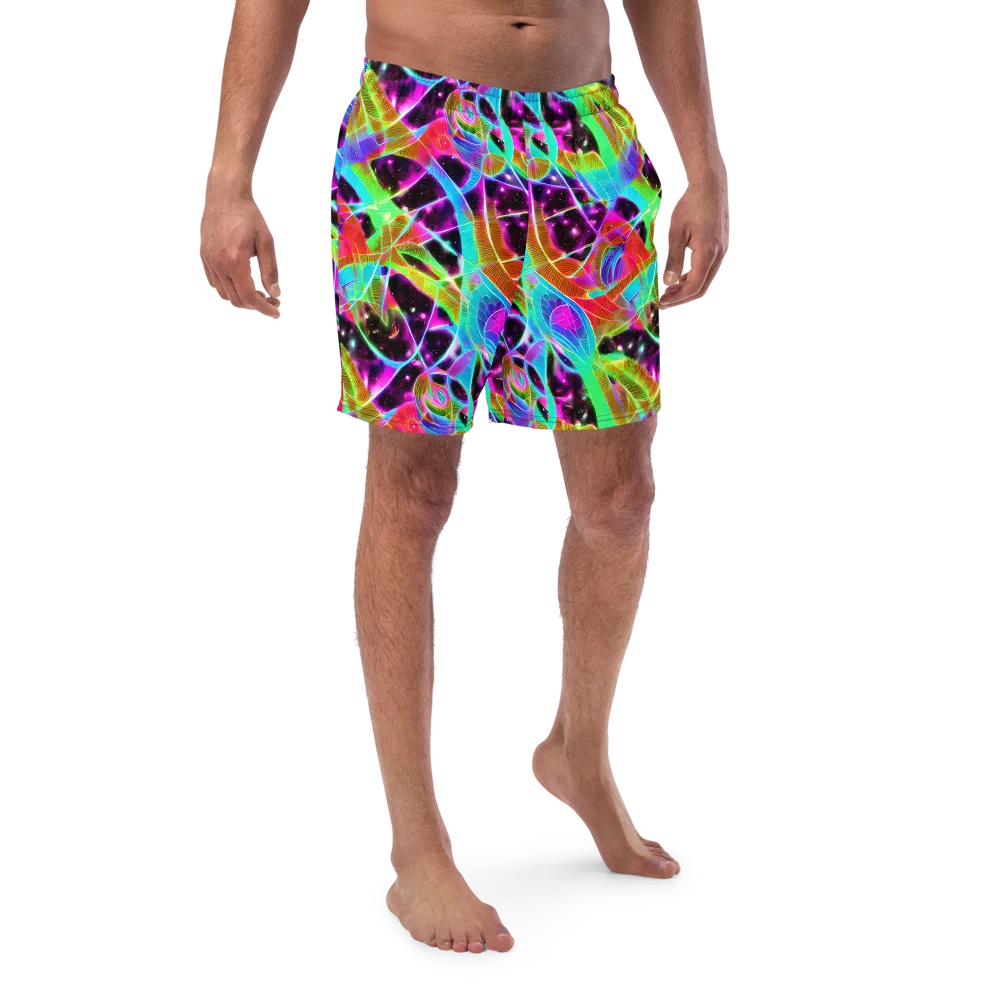 Stellar Jungle on Swim Trunks — Front