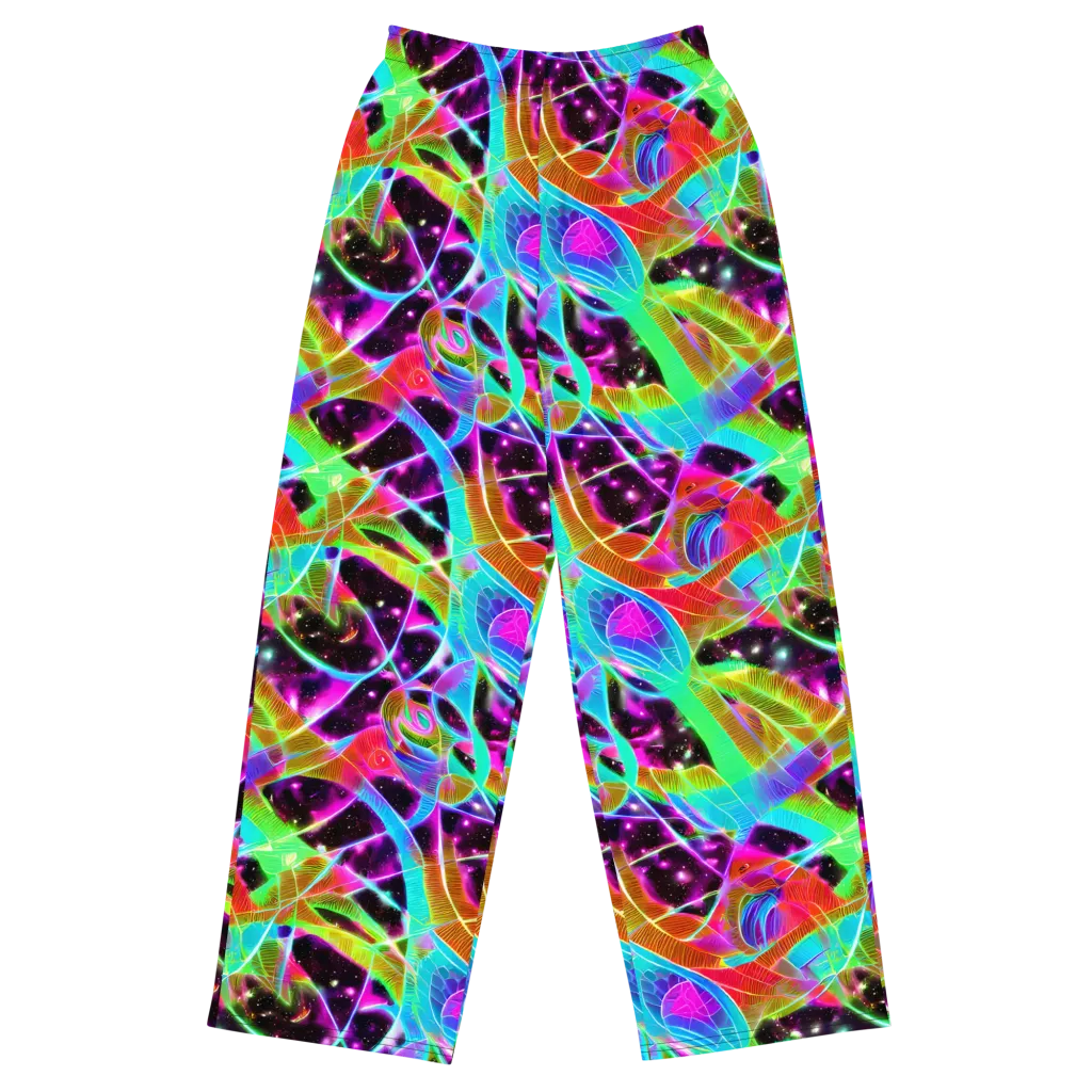 Stellar Jungle on Wide-Leg Pants — Front