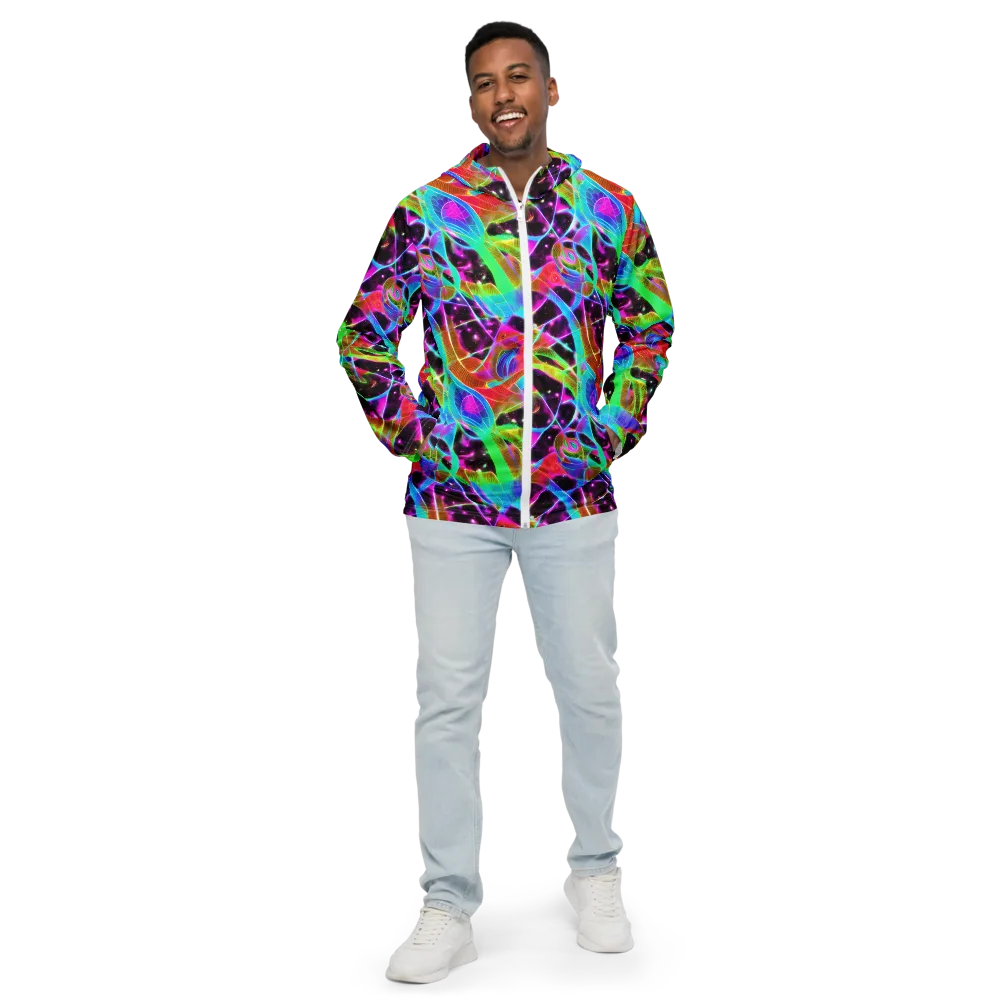 Stellar Jungle on Men's Windbreaker — Front