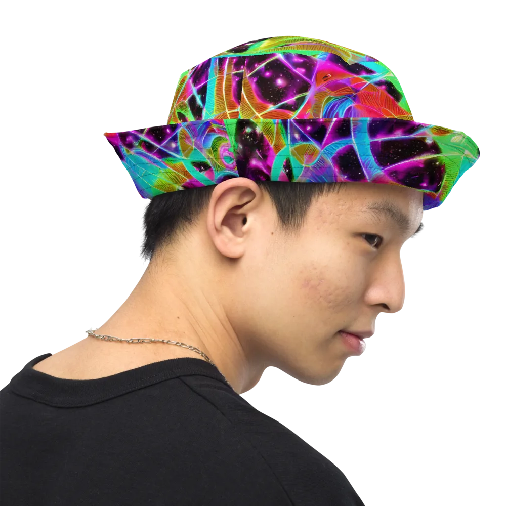Stellar Jungle on Reversible Bucket Hat — Right Outside