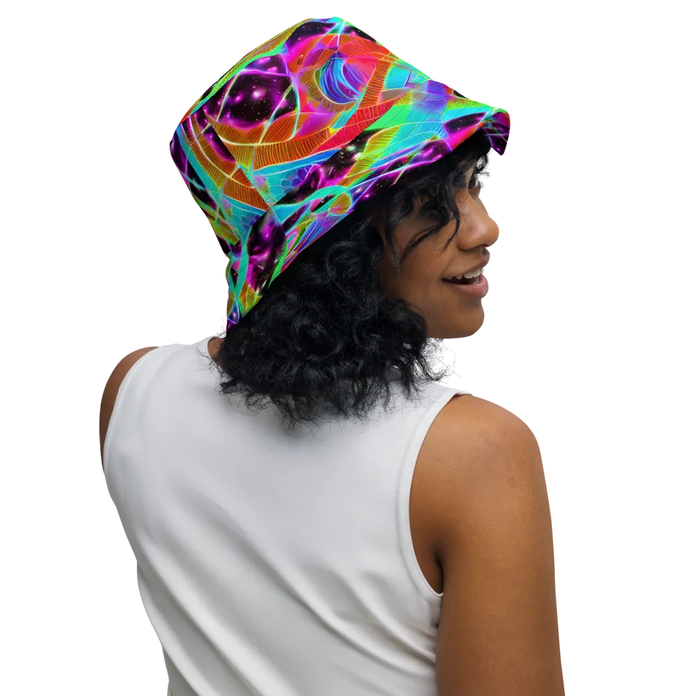 Stellar Jungle on Reversible Bucket Hat — Right Outside