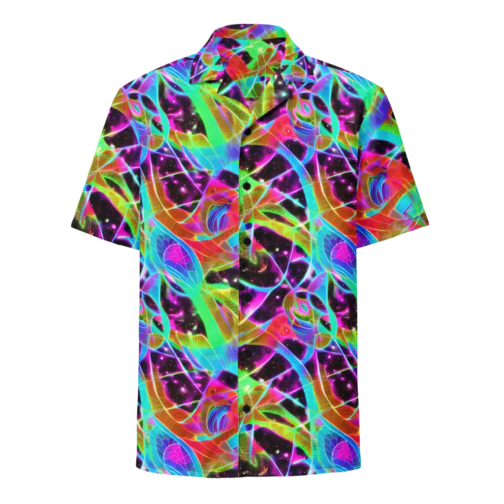 Stellar Jungle on Button Shirt — Front