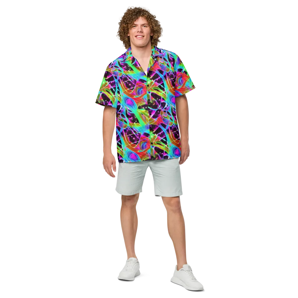 Stellar Jungle on Button Shirt — Front