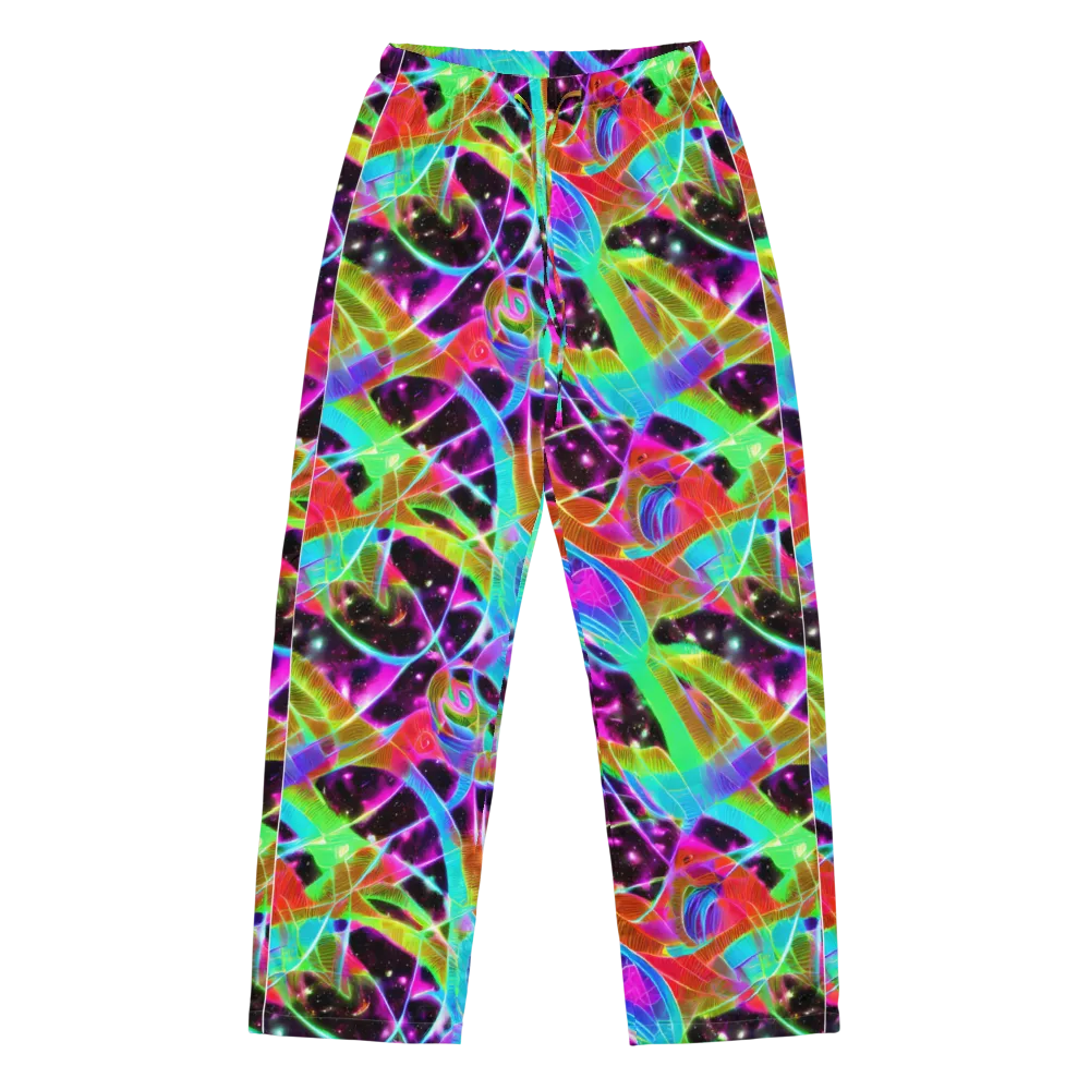 Stellar Jungle on Women's Pajama Pants — Front