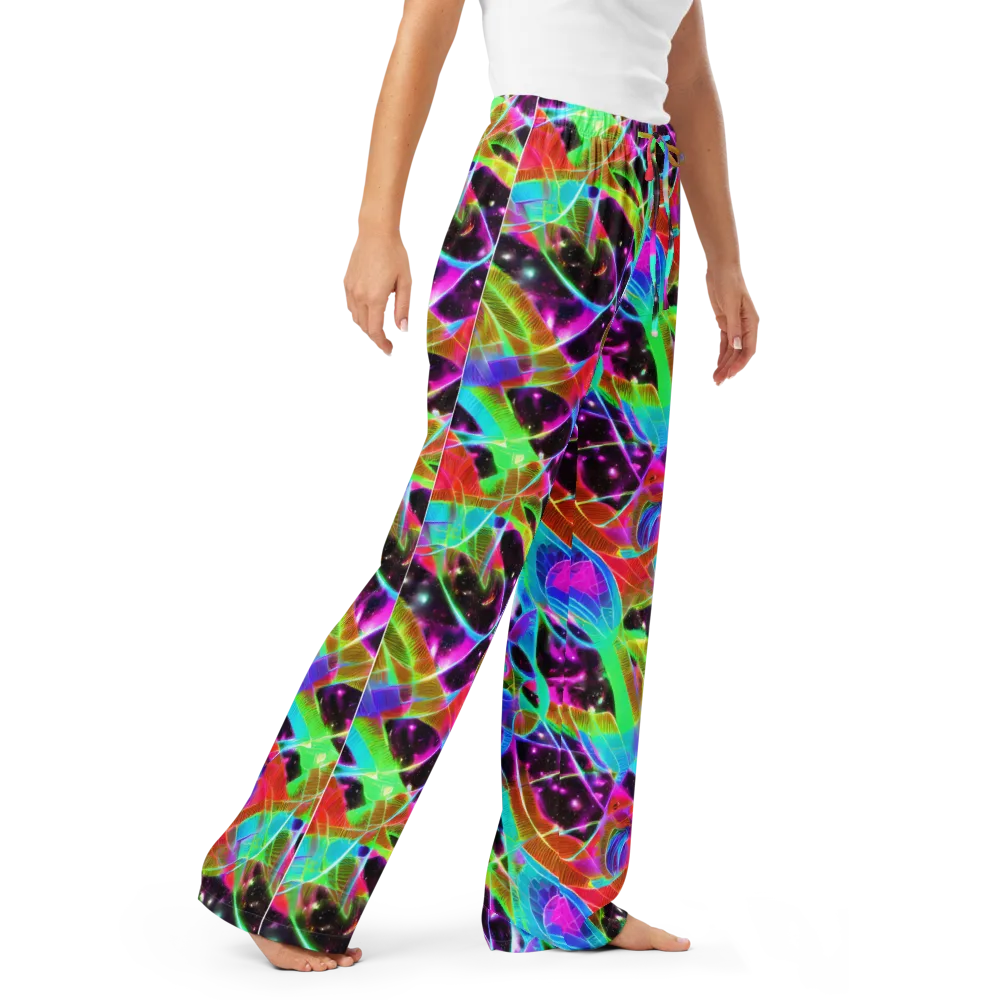 Stellar Jungle on Women's Pajama Pants — Right Front