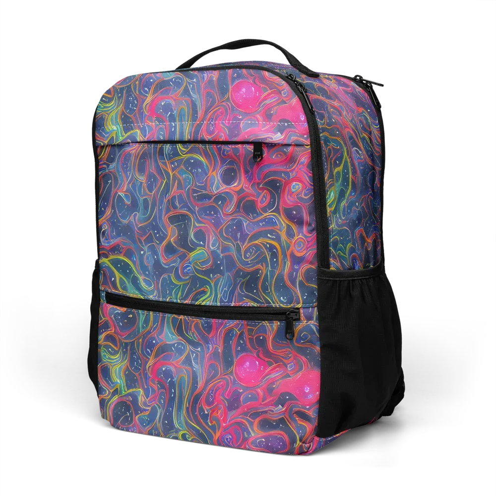 Celestial Koi on Utility Backpack — Left Front