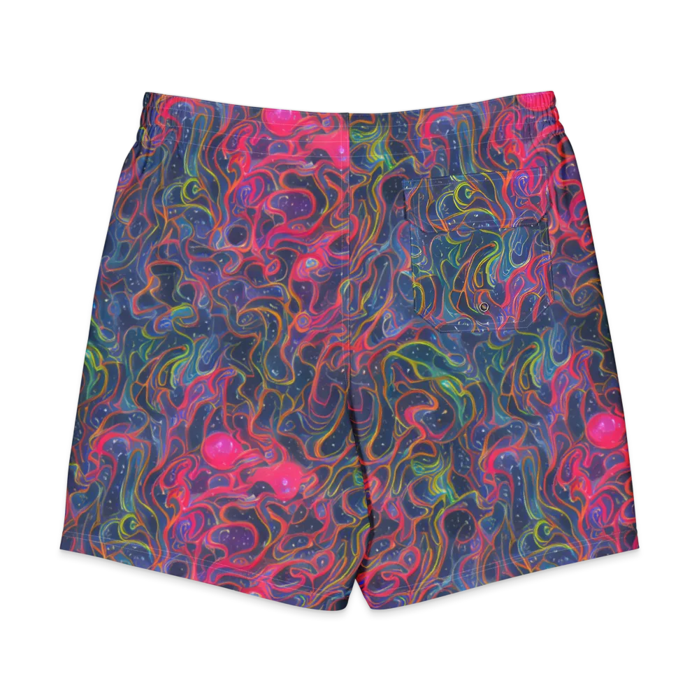 Celestial Koi on Men's Board Shorts — Back