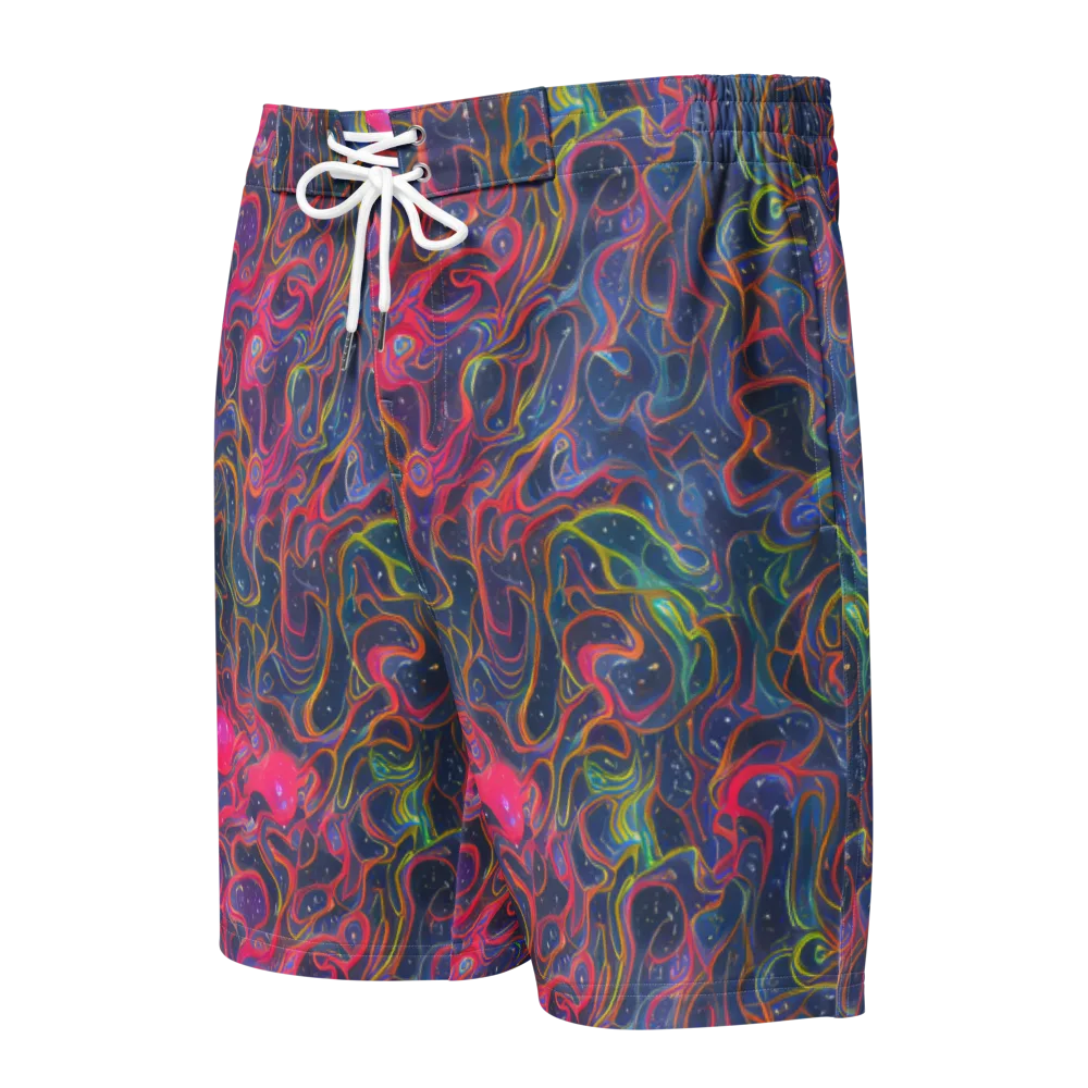 Celestial Koi on Men's Board Shorts — Front