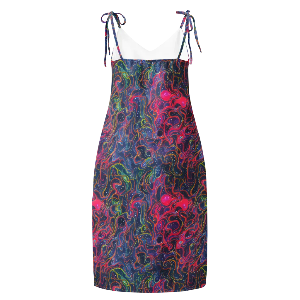 Celestial Koi on Slip Dress — Back
