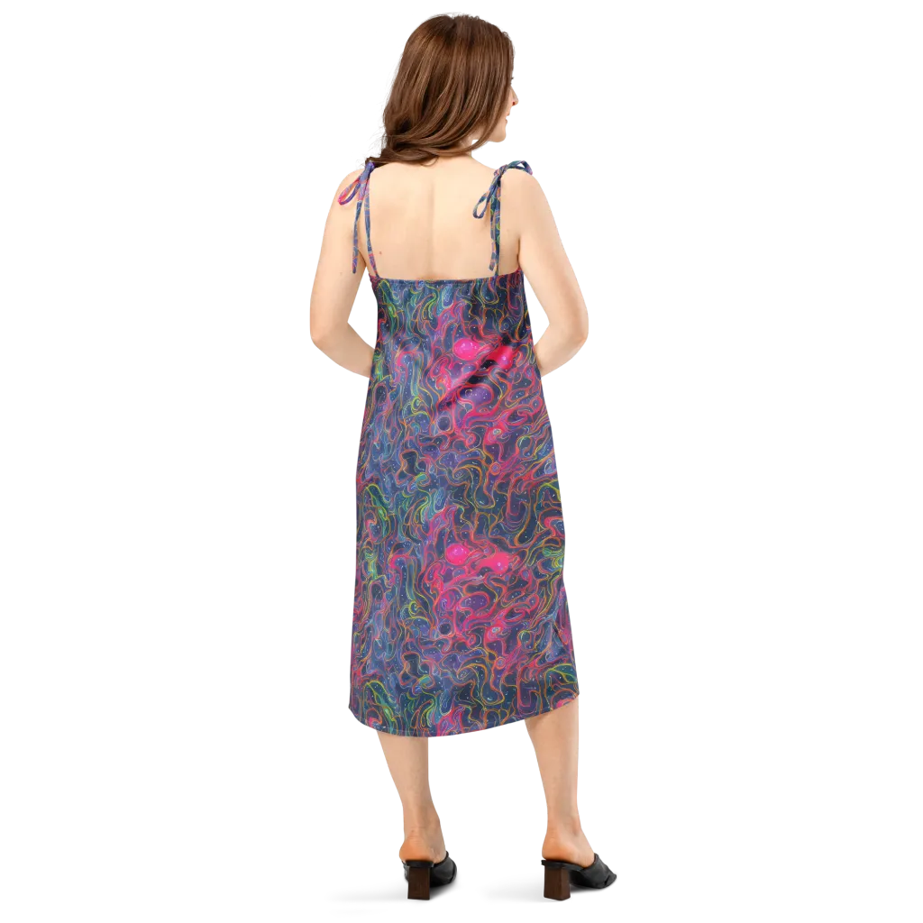 Celestial Koi on Slip Dress — Back