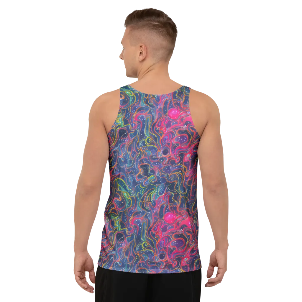 Celestial Koi on Men's Tank Top — Back