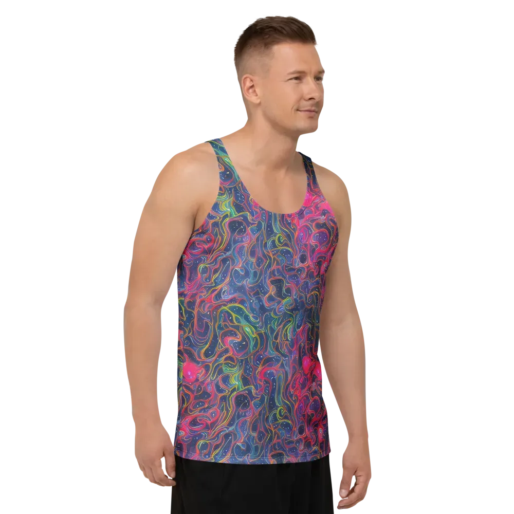 Celestial Koi on Men's Tank Top — Right Front