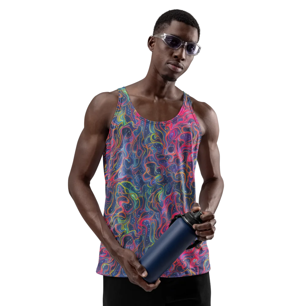 Celestial Koi on Men's Tank Top — Front