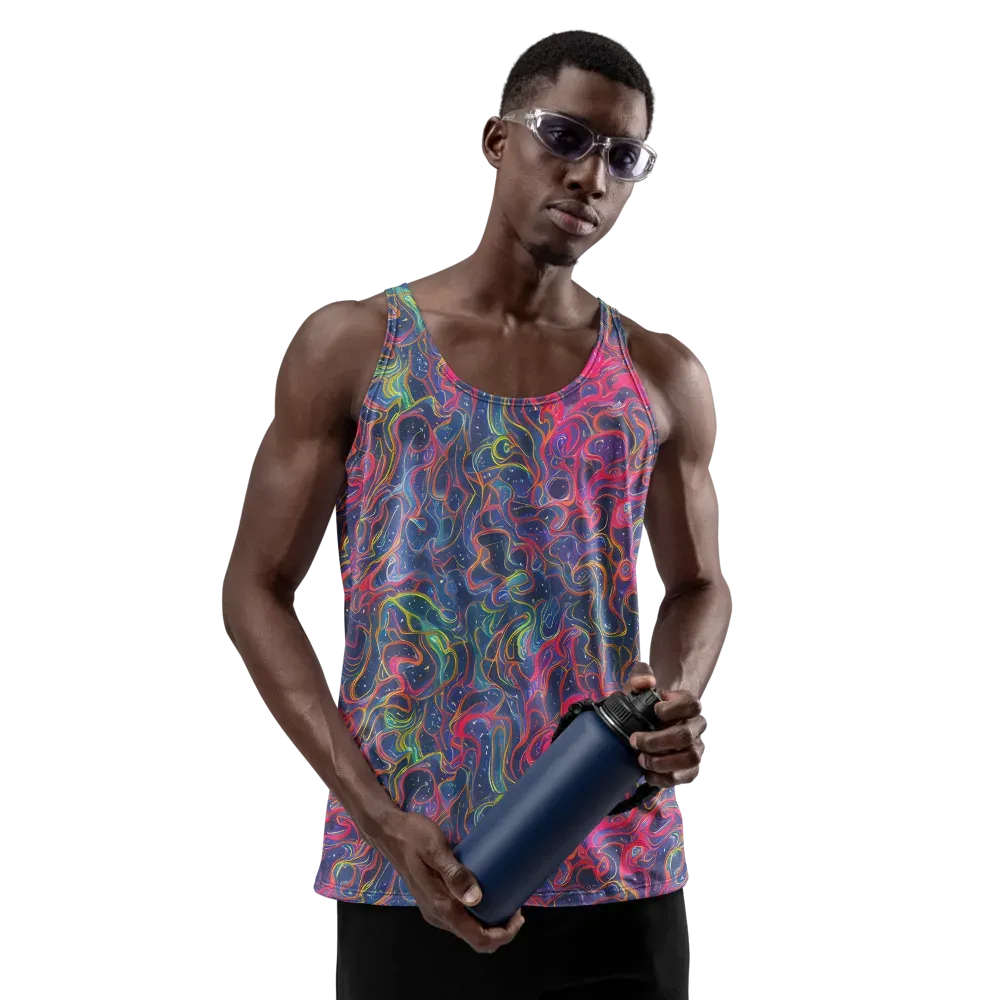 Celestial Koi on Men's Tank Top — Front