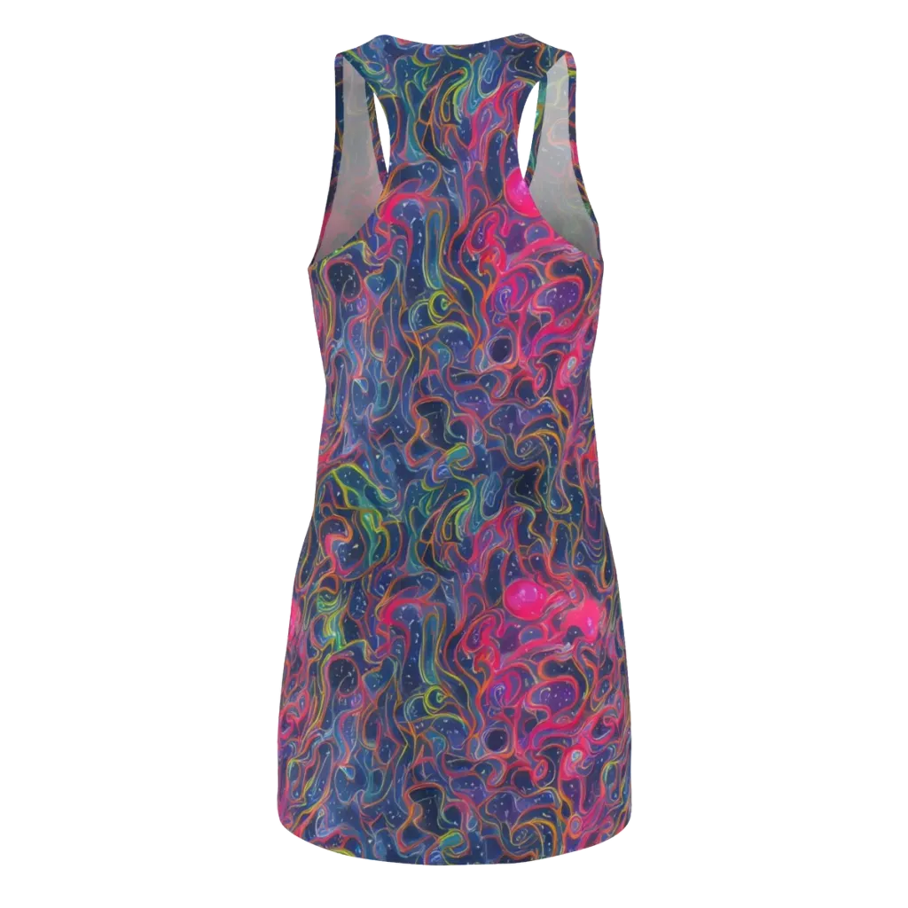Celestial Koi on Racerback Dress — Back