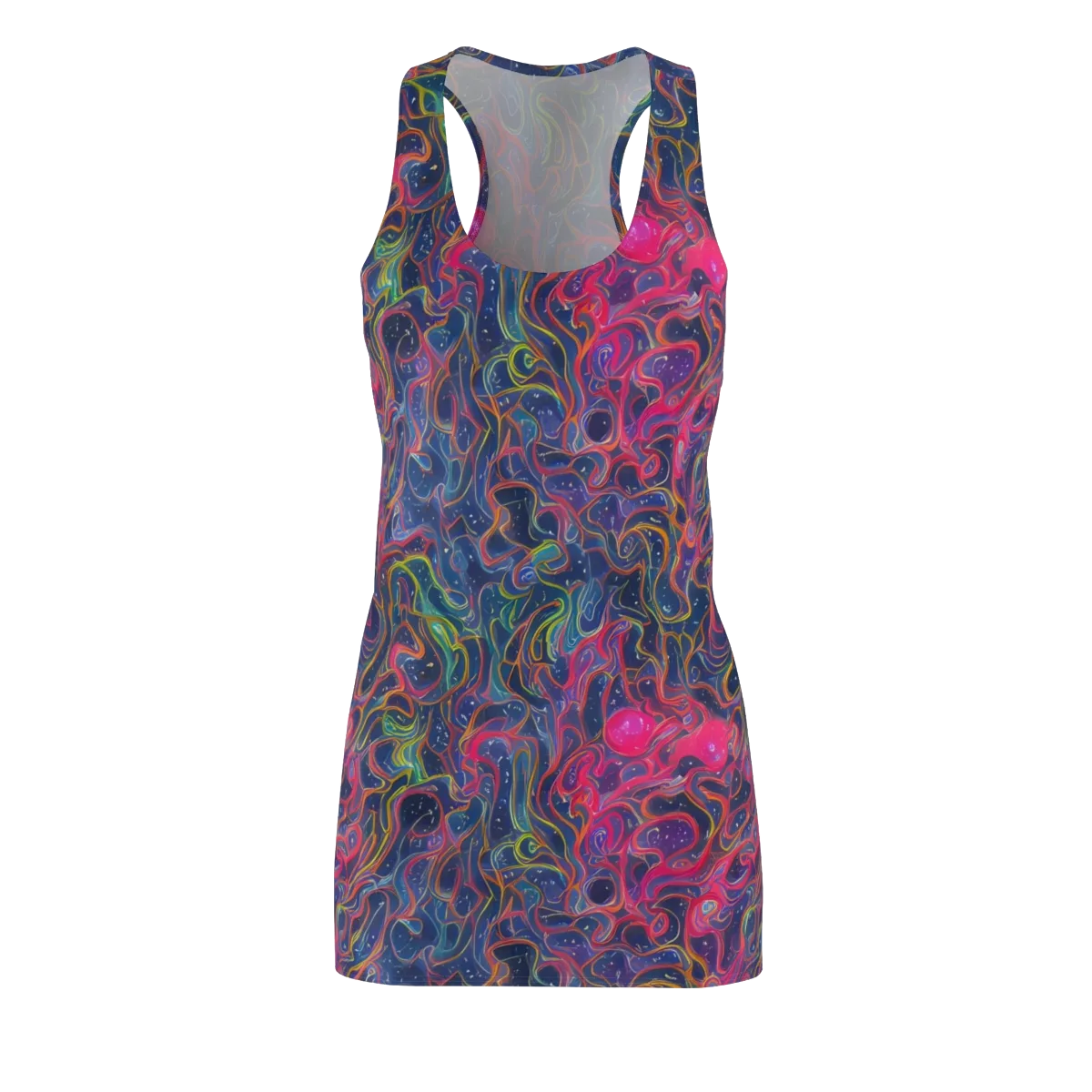 Celestial Koi on Racerback Dress — Front
