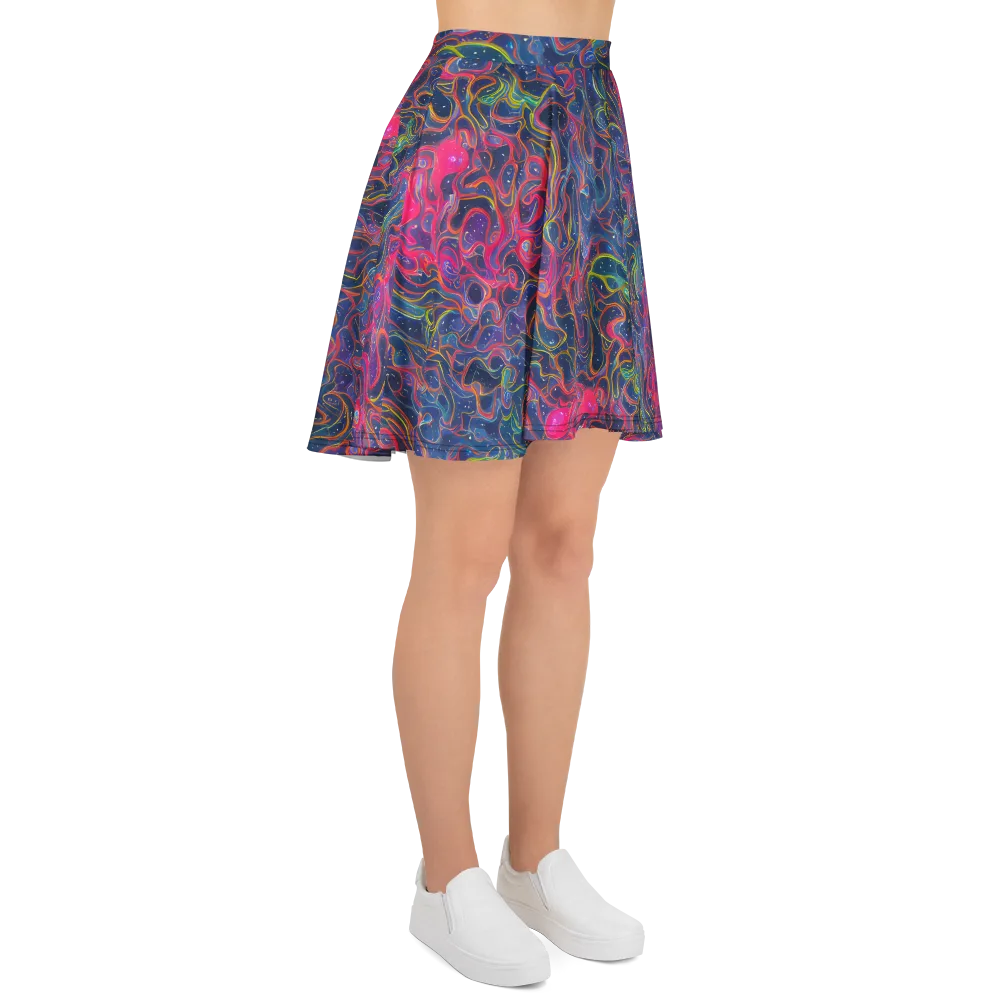 Celestial Koi on Skater Skirt — Right