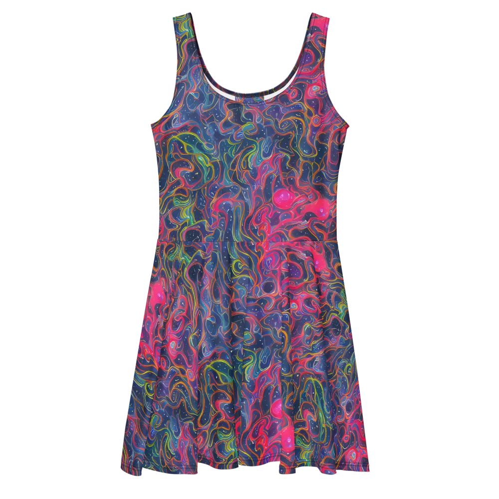 Celestial Koi on Skater Dress — Front