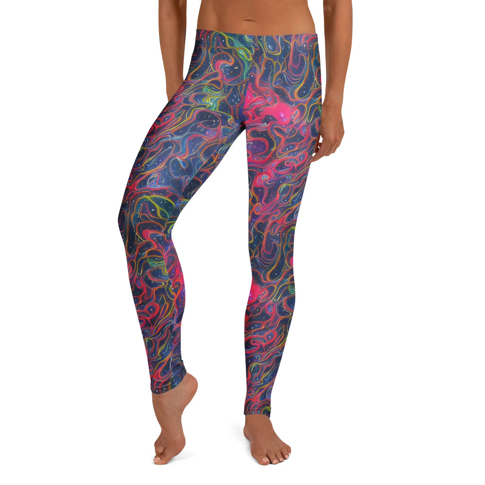 Celestial Koi on Leggings — Front