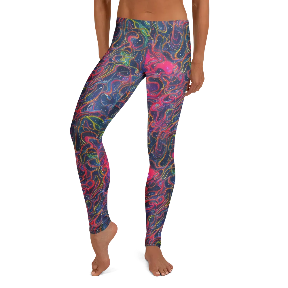 Celestial Koi on Leggings — Front