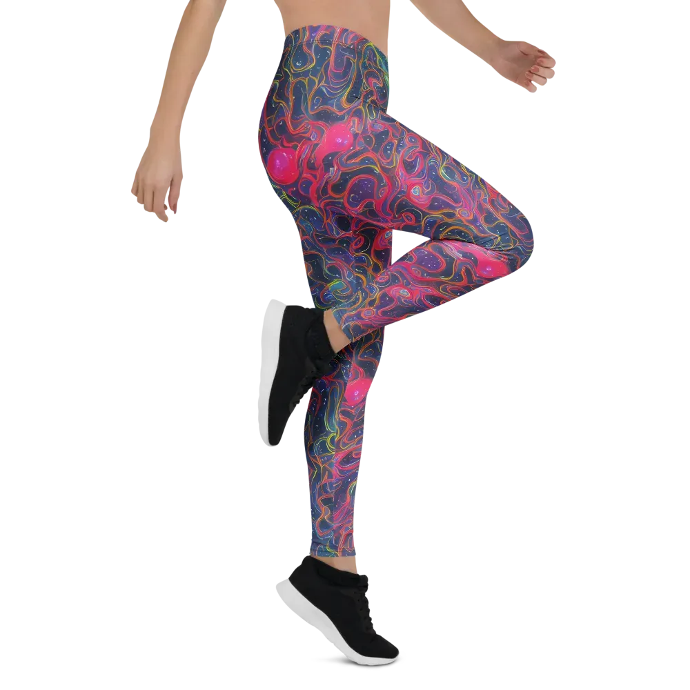 Celestial Koi on Leggings — Right