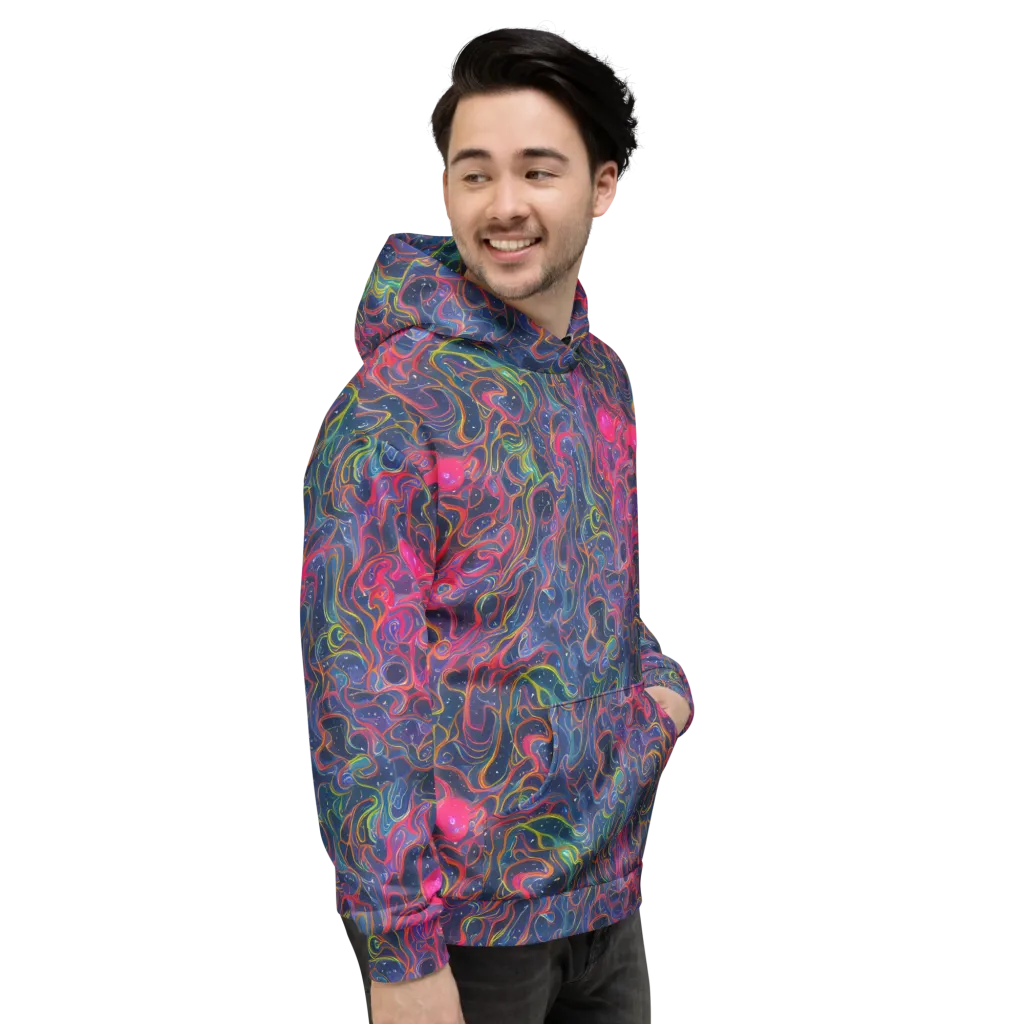 Celestial Koi on Hoodie — Right