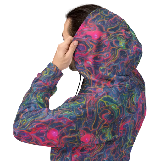 Celestial Koi on a Hoodie