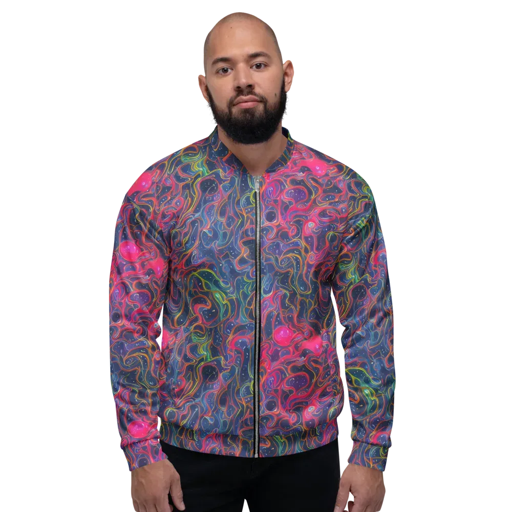 Celestial Koi on Bomber Jacket — Front