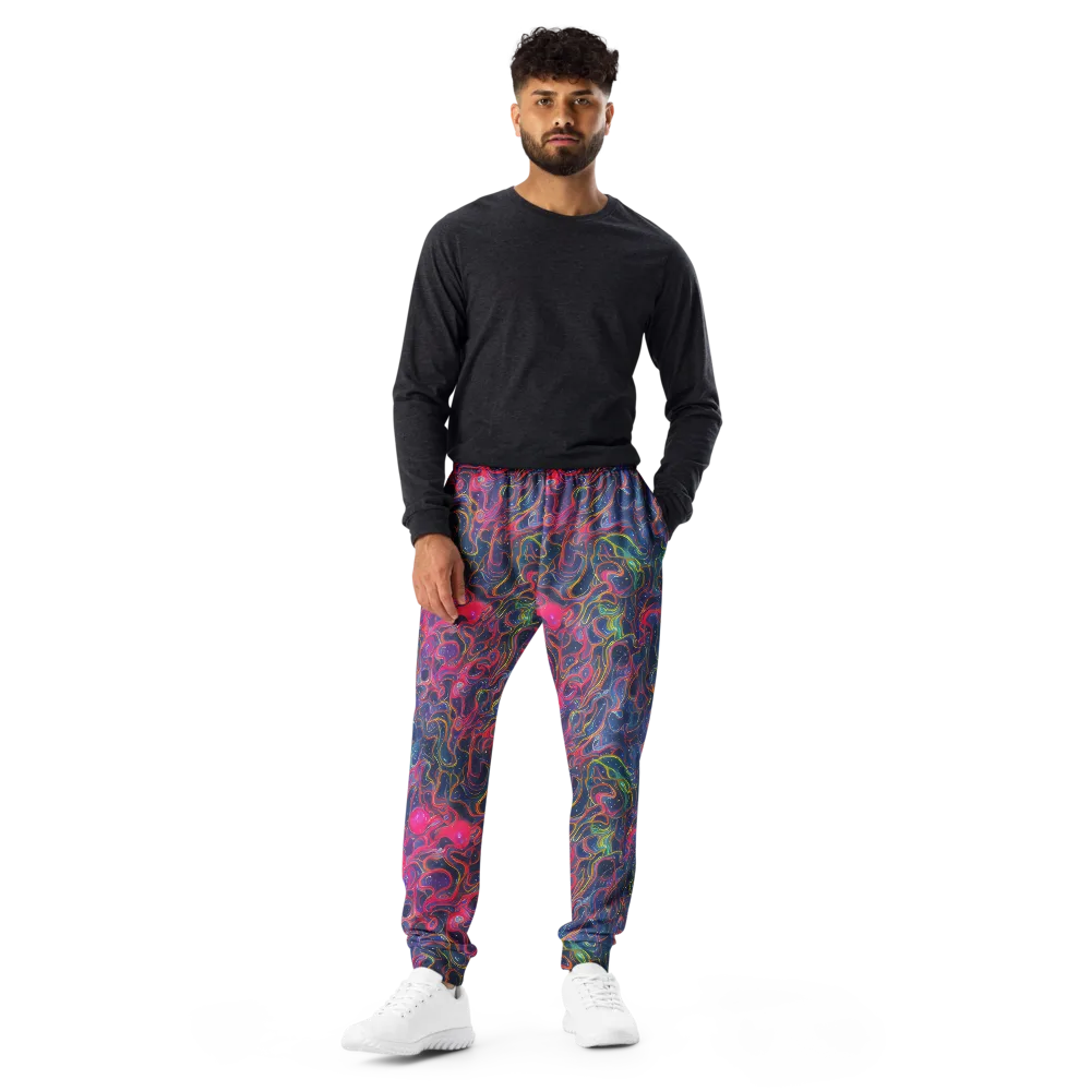 Celestial Koi on Men's Joggers — Front