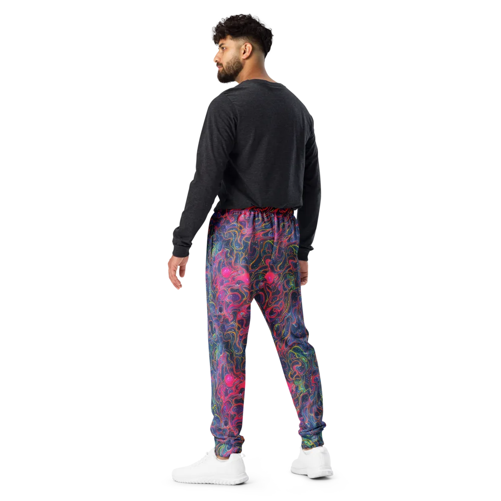 Celestial Koi on Men's Joggers — Back