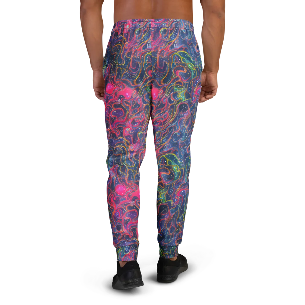 Celestial Koi on Men's Joggers — Back