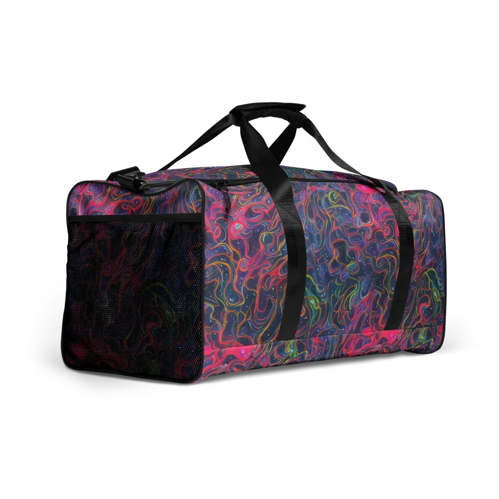 Celestial Koi on Duffle Bag — Right Front