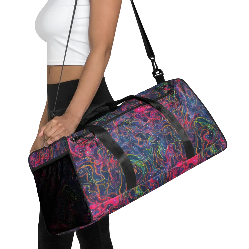 Celestial Koi on Duffle Bag — Front