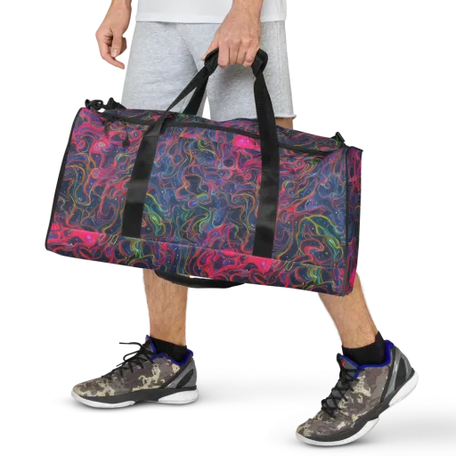 Celestial Koi on a Duffle Bag