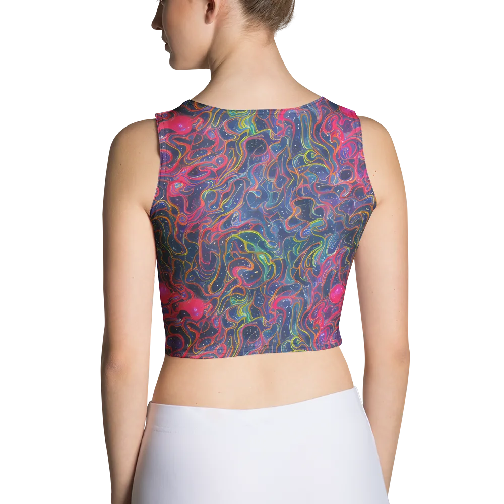 Celestial Koi on Crop Top — Back