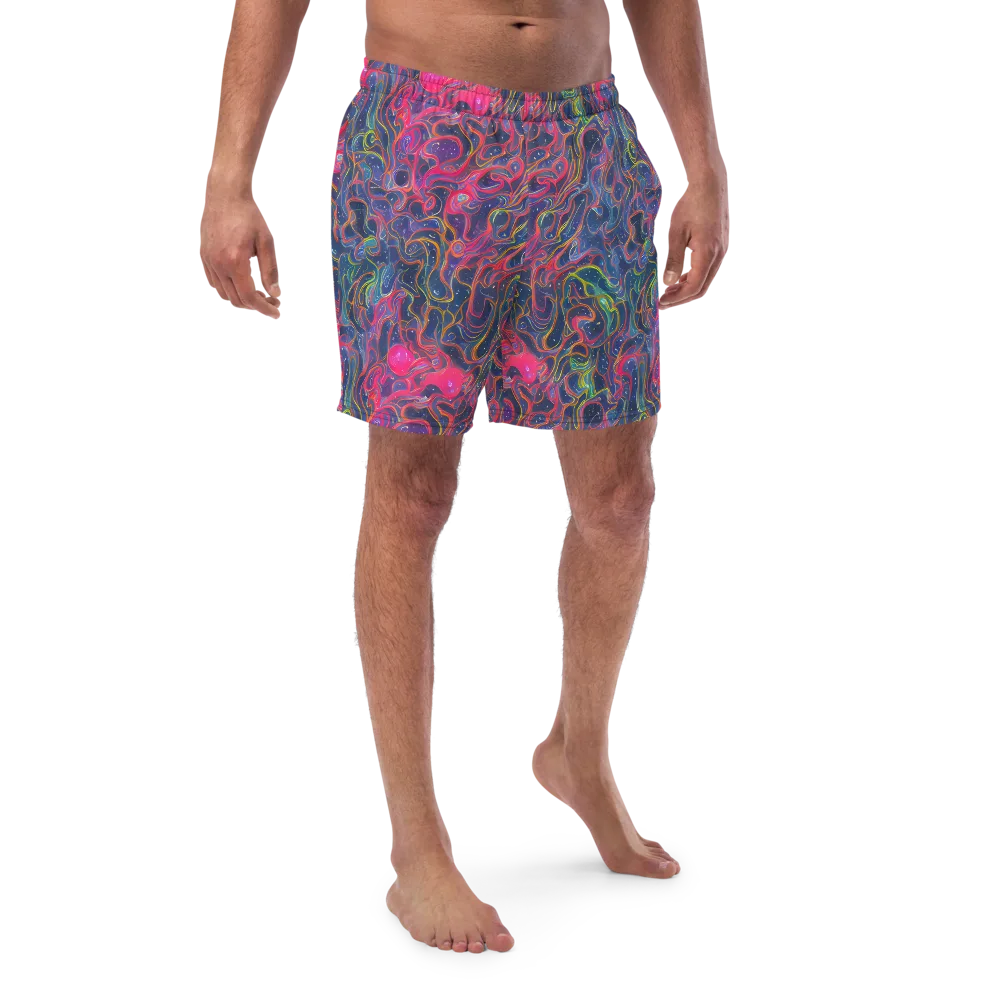 Celestial Koi on Swim Trunks — Front