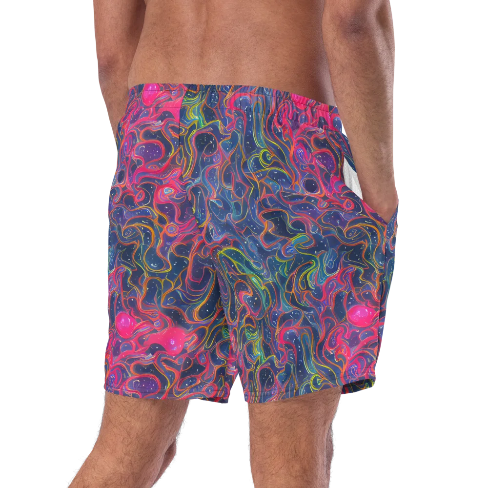 Celestial Koi on Swim Trunks — Right Back